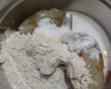 A picture of step 2 of Rice flour and sweetpotato ki jalebi.
