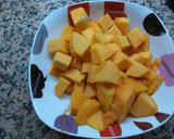 Foto del paso 1 de la receta: Calabaza al horno con espárragos verdes y brócoli especiados