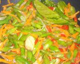 Foto langkah ke 7 dari resep Tumis Buncis Wortel.