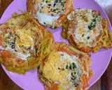 รูปขั้นตอนการทำที่ 4 ของ Potato egg Pancake