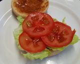 Hình bước làm 3 của món Hamburger 2 tầng 🍔🍟😄