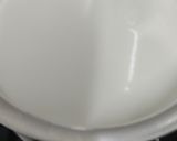 A picture of step 2 of Nolen Gur Payesh (Bengali Kheer).