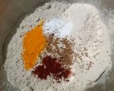 हरे लहसुन बाजरे के पराठे रेसिपी चरण 1 फोटो