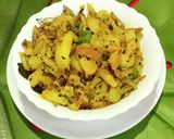 A picture of step 4 of Kakrol Dry Sabji.