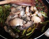 รูปขั้นตอนการทำที่ 1 ของ ผัดพริกขิงผักบุ้ง🐟🌶