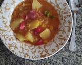 Foto del paso 2 de la receta: Lentejas rojas con chorizo de pavo