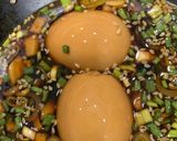 Hình bước làm 3 của món Trứng gà ngâm nước tương