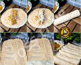 A picture of step 2 of Juicy, Cheesy, Delicious Chicken Enchiladas In Wheat Flour Tortillas.