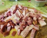 Medvehagymás, kecskesajtos carbonara #medvehagyma recept fázis 3 fotója