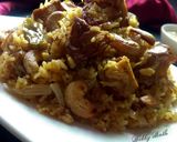 A picture of step 9 of Jackfruit yakhni pulao.