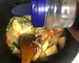 A picture of step 6 of Mutter Alo pulao.