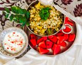 A picture of step 1 of Sabudana khichdi.