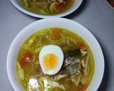 Foto langkah ke 4 dari resep Soto Ayam (Bumbu Instan).