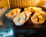 Foto langkah ke 5 dari resep Blueberry Streusel Bread (tanpa ulen).