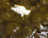 A picture of step 9 of Palak Mushroom.