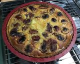 Une image de l'étape 15 de Tarte aux prunes crème de pistache.