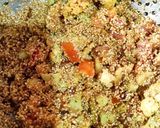 A picture of step 4 of Daliya pulav.