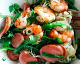 Hình bước làm 2 của món Mì xào từ mì gói