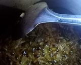 A picture of step 2 of Palak chicken.