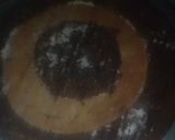 A picture of step 11 of Vanilla chocolate checker board cake.