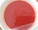 A picture of step 2 of Panna Cotta with Strawberry Sauce.