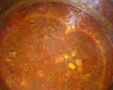 A picture of step 4 of Tin Fish with mixed vegetables curry.