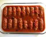 A picture of step 5 of Smyrna-Style Soutzoukakia Baked in the Oven.