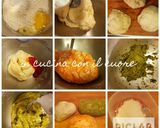 Foto del passaggio 2 della ricetta Danubio tricolore ♡