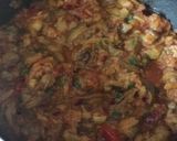 A picture of step 3 of Begun Pora/roasted aubergine/ baingan bhartha.