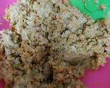 Foto del paso 3 de la receta: Pastel de berenjena relleno de jamón y queso con crujiente cereal