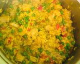 Csirkés paella recept fázis 4 fotója
