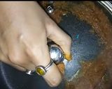 A picture of step 5 of Egg samosa with gravy.