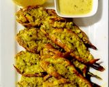 A picture of step 7 of Jalapeno prawns.