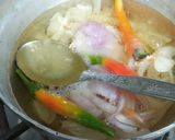 A picture of step 5 of Okhai Memon Daal.