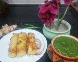 A picture of step 9 of Crispy besan sticks.