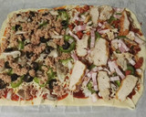 Foto del paso 7 de la receta: Pizza vegetal y carnivora