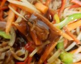 A picture of step 6 of My Pulled Beef Stir fry. 😀.