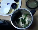 A picture of step 3 of Medhu vadai / Urad Vadai.