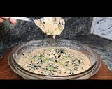 A picture of step 1 of Methi matar malai.