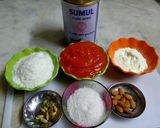 A picture of step 1 of Papaya Ladoo.
