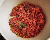 Foto del paso 10 de la receta: Pastel de carne mixto con crocante de pan al romero