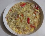 Foto langkah ke 4 dari resep Mie Tek Tek Kuah.