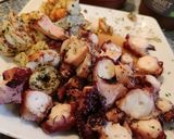 Foto del paso 2 de la receta: Arroz con pulpo y gambón