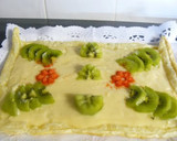 Foto del paso 2 de la receta: Hojaldre de crema pastelera y kiwi