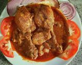 A picture of step 4 of Chicken drumstick curry.