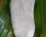 A picture of step 5 of Haldi Patra Pitha/Enduri Pitha(made with turmeric leaves).
