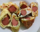 Foto langkah ke 8 dari resep Dadar telor isi sosis.