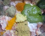 ஹரியாலி சிக்கன் 65 (hariyali chicken 65 recipe in Tamil) ரெசிபி ஸ்டேப் 1 புகைப்படம்