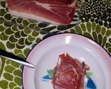 Foto del paso 4 de la receta Milhojas de melón, queso fresco de cabra y Jamón serrano