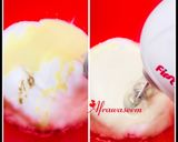 A picture of step 2 of Microwave giant coconut macaroon with tutti frutti in under 5 minutes.